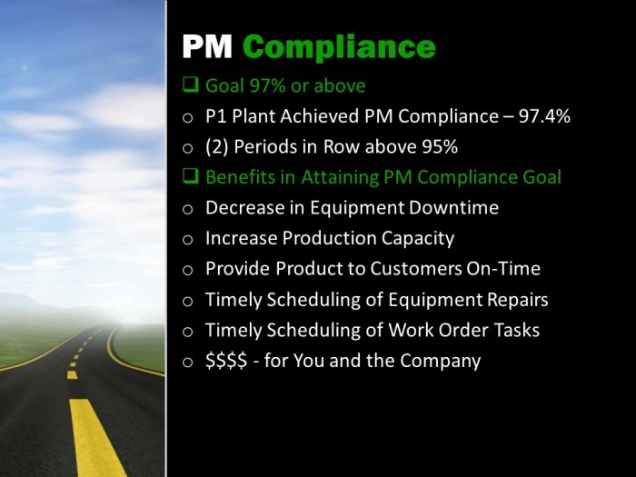 TPM and The Benefits of Productive Maintenance Compliance